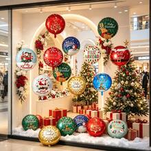 Random 18-Inch Printed Balloons Christmas Decoration Balloons - Multicolor - View 3