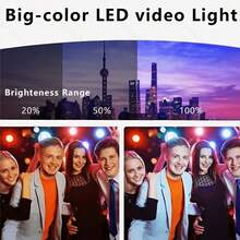 UEGOGO 10-Inch Professional LED Fill Light Kit With Adjustable Metal Tripod, Square Fill Light, USB Powered, 3 Lighting Modes, Suitable For Photography, Live Streaming, Video Recording, Video Calls And Studio Shooting - Black-1 - View 7