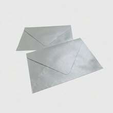 Creative Mariu 19x13 Cm Pearlescent Paper Invitation Envelopes - Plateado - View 5