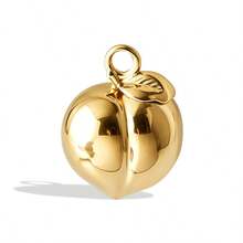 1pc/2pcs Cute Exquisite 304 Stainless Steel Vacuum Electroplated Long-Lasting Color Retention 3D Geometric Spherical Pendant Charms, Tooth, Lollipop, Peanut, Puppy And More, Suitable For Bag Decoration, Handmade DIY Jewelry Making Necklace Bracelet Earring Accessories - Picture - View 43