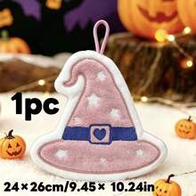 3/5 Buah Handuk Tangan Berbentuk Halloween, Handuk Gantung Bulu Karang Berdaya Serap Tinggi, Cocok untuk Kamar Mandi dan Dapur - MultiWarna - View 9
