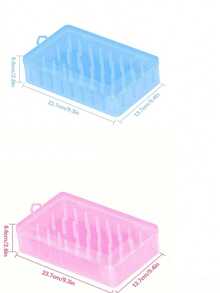 1pc 42 Spool Sewing Thread Storage Box, A Clear Plastic Spool Holder, An Embroidery Storage Box,Embroidery Sewing Kit Box, Portable Large Capacity Needle Case, Hand-Held Sewing Box For DIY Sewing, Embroidery, Quilting Accessories. - Multiple Styles - View 7