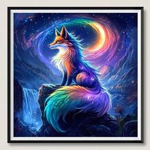 1pc Diamond Painting Kit, Round Diamond Dot Painting DIY, Full Drill Art And Crafts, Suitable For Home Wall Decor Gift - round diamond - View 5