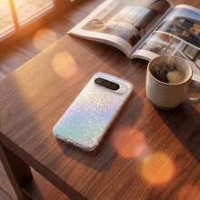 Funda protectora transparente con degradado de strass compatible con Pixel 11Pro XL 11/11Pro/10/9 Pro XL/10/9 Pro/9A/10A, funda de teléfono a prueba de golpes de colores - K3 - Ver 5