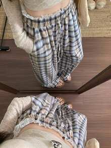 Women Pants - Blue - View 4