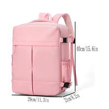 24L Large Capacity Carry-On Travel Backpack 40*29*21cm Waterproof Expandable Short Trip Business Backpack With Separate Shoe Compartment 16 Inch Laptop Sleeve Unisex Commuter Luggage Backpack - Multicolor - View 3