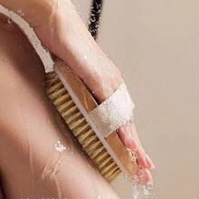 2/4PCS Dry Brush Body Massage Brush, Gentle Exfoliating SPA Bath Massager - Suitable For Dry And Wet Skin, Anti Slip Handle Design To Prevent Hair Accumulation - Perfect For Creating A Home SPA Experience, Personal Massager - Soft Bristle Brush - View 3