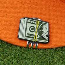 Golf Ball Marker Golf Hat Clip Magnetic Alloy Golf Accessories Golf Club, Lucky Gift For Golfers - Star - View 3