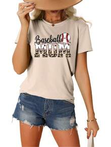 Women T-Shirts - Z7米色 - 查看 3