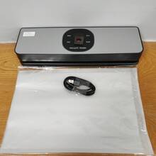 Vacuum Sealer Machine With Digital Display, Automatic Food Sealing Machine, Compact Mini Vacuum Packaging Machine, Suitable For Meat, Vegetables And Fruit Storage, Comes With 10 Vacuum Bags, Ideal For Meal Prep And Camping Use - Multicolor - View 11