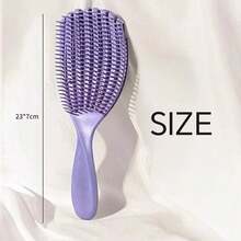 Multi-Function Scalp Massage Hair Comb Set, High Elastic Anti-Static Flexible Teeth, Smooth Tangle-Free Styling Brush, Pastel Multi-Color Options, Back To School Ladies Hair Care Supply, Teacher Small Gift, Daily Wet & Dry Hair Grooming Accessory. - A - View 10