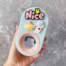 1pc Toothpaste Squeezer Space-Saving Toothpaste Dispenser Toothbrush Holder Wall-Mounted No-Drill Detachable Easy Installation Easy To Clean - A - View 11