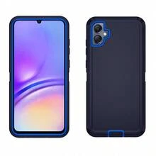 Funda de teléfono resistente de 3 en 1 de grado militar, funda protectora de Body completo resistente a golpes, antideslizante y a prueba de agua, resistente a arañazos, universal, accesorio de teléfono práctico como regalo para el Festival de Primavera y uso diario - Azul profundo - Ver 105