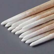 100pcs/200pcs Nail Cleaning Swabs Cleaning Sticks With Wooden Handle, Nail Art Detail Corrector, Nail Polish Remover, Manicure Tools (Random Styles) - Apricot - View 16