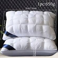 2-Pack Breathable, Ultra-Thin And Soft Pillows In Vacuum-Sealed, Compressed Packaging With Thin To Medium Softness And Removable, Washable Pillowcases. - Weiß-2 Stück - 查看 4