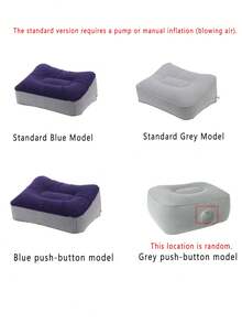 Press-To-Inflate Portable Folding Slouchy Chair/Outdoor Inflatable Sofa - Suitable For Camping, Fishing, Outdoor Stargazing And Leisure Relaxation; Features Quick Inflation And Wear-Resistant Properties, Lightweight And Easy To Carry, Suitable For Picnic, Beach, Car Emergency And Office Use. - Multicolor - View 8