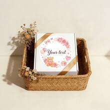 Pink Bow Baby Baptism Thank You Gift Stickers Round, Pink Plaid Baby Girl Snack Bag Gift Labels Bow Baby Decoration - Multicolor - View 6