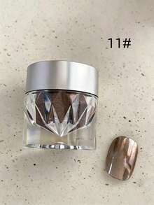 1 Botol (0,5g) Bubuk Kuku Glitter Moonlight Mirror Bubuk Aurora Dekorasi Kuku - MultiWarna - View 10