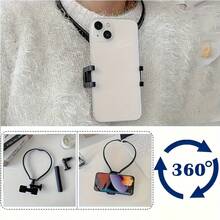 1pc/1set Neck/Chest Phone Mount With Adjustable Strap - Hands-Free Design For Android Smartphones, Stable Video Calls, Gaming And Vlogging, One-Click Installation - Suitable For Content Creators And Daily Use, Durable Material, Phone Accessory, Easy Viewing, Fashion Accessory, Secure Grip, Outdoor Enthusiasts - A - View 4