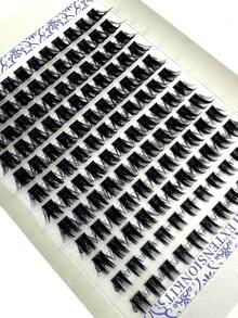 HBZGTLAD 12 Rows 10-18mm Dense Fluffy Hot Melt Thick Eyelash Extensions D Curl Fluffy Eyelash Clusters 0.05/0.07 Thickness Russian Curl Wispy Individual Mixed Eyelash Extensions Reusable - D - 查看 6