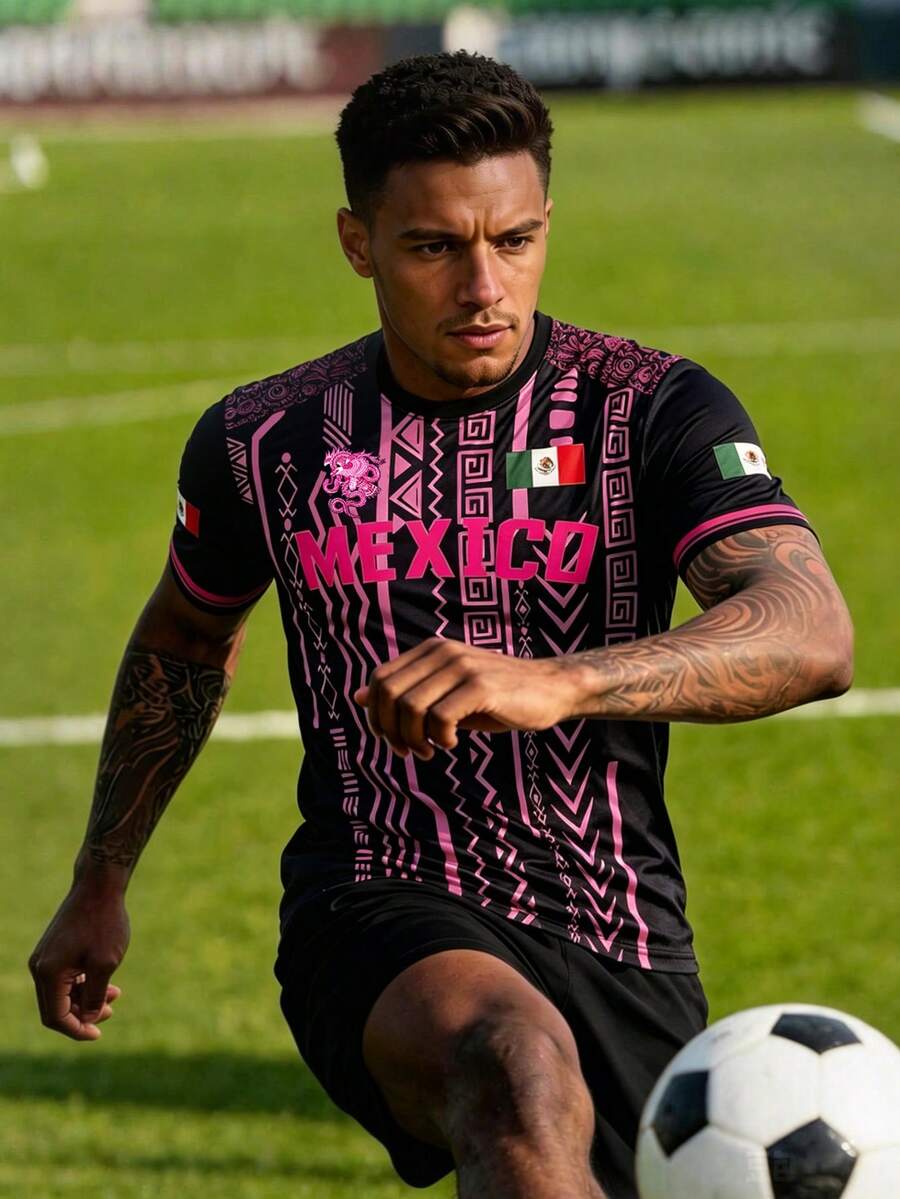 World Cup Men's & Youth Soccer Jersey, North American Crew Neck Design Comfortable Top, Suitable For Matches, Casual Wear, Gifts Sports