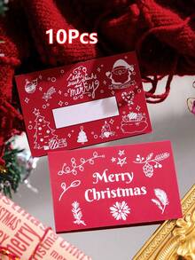 Christmas Decoration Scratch-Off Card Set (10pcs/20pcs), Featuring Santa Claus And Christmas Tree Patterns - DIY Holiday Gift Coupons, Party Game Prizes, Includes Lucky Scratch-Off Stickers, Cute Cartoon Christmas Scratch-Off, Creative DIY Gift Coupons, Suitable For Holiday Parties And Events - View 19