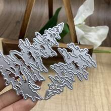 金屬樹形切割模具 松樹聖誕樹 DIY 壓花卡片製作 相片裝飾 紙藝切割模具 剪貼簿卡片製作 - mc706 - 查看 2