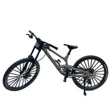 1 buah Model Sepeda Paduan Baru Simulasi Sepeda Gunung Sepeda Downhill Sepeda Jalan Raya Hiasan Mainan Hadiah, Hadiah Pesta, Hadiah Ulang Tahun, Hadiah Kecil Paskah - Abu-abu-43 - View 4
