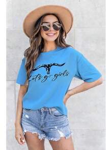 Women T-Shirts - 氧a - 查看 6