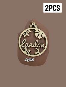 Custom Christmas Decorations With Name, Personalized Christmas Tree Decorations, Customized Christmas Ornaments, Back To School - Style a - View 17