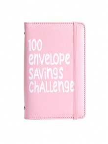Cash Storage Notebook With 100-Bill Capacity, Featuring Banknote And Stamp Patterns, 1A6 Large Storage Space - Multicolor - View 13