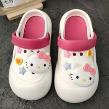 SANRIO 8pcs Cute Hello Kitty Shoe Charms - Multiple Designs Including Heart, Bow, Cat Paw And "I Love You" Slogan, Pink Accessories Suitable For Sandals, Clogs, Bags, Bracelets - Perfect Gift For Friends, Sparkling Shoe Decor, Bracelet Accessories, Fun Design, Durable PVC Material, High Quality Decoration (Random Style) - Multicolor - View 6