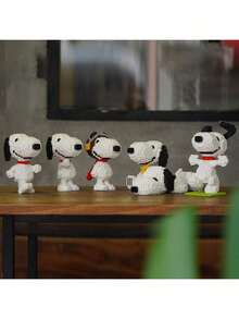 SNOOPY قطعة واحدة دمية شخصية كرتونية من مكعبات البناء الصغيرة، هدية للبنات، أسلوب إبداعي عشوائي، هدية رأس السنة، هدية عيد الحب، هدية عيد الفصح [أسلوب عشوائي] - متعدد الألوان - مشاهدة 7