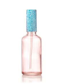 Rhinestone Glass Spray Bottle Refillable Perfume, Facial Toner, Essential Oil Fine Mist Atomizer; Perfume Essential Oil Spray, Car Rhinestone Decor; Cosmetic Bottle, Essential Oil Glass Empty Bottle, Sample Bottle, Travel Container, Spray Bottle; Suitable For Car Perfume Refill, Portable Makeup Storage For Travel; Easy To Clean; Vacation Travel Essential; Back To School Must-Have, Girls Birthday Gift - Multicolor - View 16