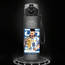 FIFA FIFA 2026世界盃 C羅 #7 粉絲水杯，EPDM材質，防漏大容量，便攜足球支持者水杯，適合健身、訓練與戶外，葡萄牙球迷禮物 - 彩色 - 查看 39