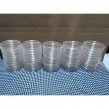 Commemorative Coin Protective Case, Coin Box, Transparent Plastic Coin Storage Box, Coin Collection Box, Coin Storage Box, Protective Case Container - Blue and White - View 12