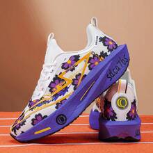 1 Pair Men's Sporty Graffiti Print Running Shoes - Violet Purple - View 20