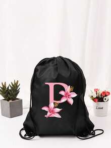 Large Stock New Water-Resistant Nylon Drawstring Backpack Solid Color Travel Outdoor Fitness Bag Minimalist Travel Backpack - Multicolor - View 4