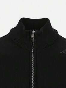 Adidas Men's WUZONG WEN FZ S Knit Jacket Without Hood KE4078 - Black - View 3