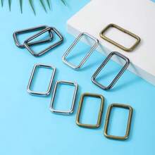 32pcs 25mm/32mm Alloy Square Buckle Rings, Suitable For Bag Strap Connectors, DIY Keychain Crafts, Wallet Making Accessories, Dog Leash, Backpack Hardware Accessories, Belt Buckle Rings (4 Colors Available) - Square Buckle - View 4