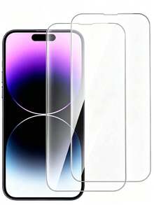2片裝 17e 16e 17 16 15 14 13 12 11 Pro Max 17e 16e SE 8 7 6 Plus Mini Air Se 5 螢幕保護貼，Ultra HD 9H 鋼化玻璃膜，相容手機殼，感測器保護 - 無色 - 查看 13