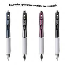 2 Buah Pulpen Tekan. Bodi logam tersedia dalam berbagai warna. Pegangan karet yang lembut. Ujung ganda pulpen mengeluarkan tinta dengan lancar. Desain pusat gravitasi rendah cocok untuk keperluan kantor, pelajar, atau menulis sehari-hari. - Beraneka warna - View 5