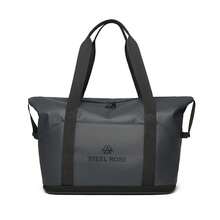 Large Capacity Tote Bag Commuter Women's Bag Top Grain Cowhide Leather Shoulder Crossbody Bag - Black - View 5