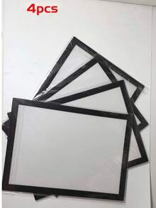 2/4/6件組磁吸鑽石畫框，尺寸10x16英吋/30x30公分－自黏式，適用於25.4x35.56公分/25x25公分畫作｜多功能展示，適用於牆面、窗戶、門｜黑色，房間裝飾家居裝飾牆面藝術收納，適用於萬聖節、聖誕節裝飾 - 彩色 - 查看 16