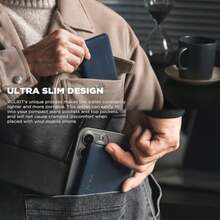 Men Wallet & Check Holder - Navy Blue - View 3