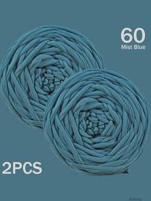 1/2件 T-Shirt 紗線，大號 300g±20g/件 -2cm 寬，編織布料柔軟聚酯纖維紗線，適用於 DIY 鉤編包包、籃子、地墊、拖鞋、娃娃、紗線手工藝。多色紗線、度假紗線、鉤編紗線、手工紗線、多功能鉤編配件、手工禮物 - 彩色 - 查看 102