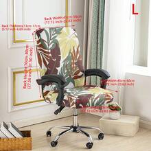 1 buah Sarung Kursi Kantor Bermotif, Sarung Kursi Gaya Minimalis, Cocok Untuk Kantor, Ruang Belajar, Ruang Keluarga, Sarung Kursi Kantor Bermotif dengan Resleting - beraneka warna - View 11