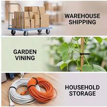 400pcs (4 Kinds Of Specifications) Nylon Cable Tie, Plastic Fixed Binding Strap, Strong And Practical Bearing Capacity, No Fear Of High Temperature/Low Temperature, A Close Is Easy To Tighten The Whole Line - 400 Pcs - View 8