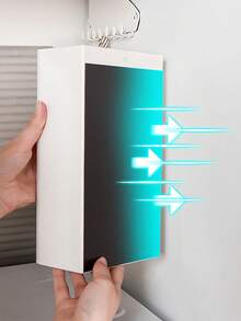 Wall-Mounted Tissue Box Suction Tissue Dispenser For Paper Towels Or Trash Bags Space-Saving Plastic Bag Holder Multi-Functional Tissue Storage Device For Living Room Kitchen Toilet Roll Storage Bathroom Accessories Toilet Accessories Home Accessory - Multicolor - View 9