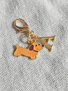 Móc khóa chữ cái A-Z hình xúc xích Dachshund dễ thương, phụ kiện chủ đề thú cưng vui nhộn, mặt treo chữ cái và móc khóa túi xách, charm treo túi, trang trí móc khóa, phụ kiện cho ốp điện thoại, ví, chìa khóa xe, phù hợp cho ví, túi, ba lô, mặt treo chìa khóa xe, nhỏ gọn tinh tế, thích hợp cho du lịch, hẹn hò, hoạt động bãi biển, mua sắm, đi làm và đi học, quà tặng tuyệt vời cho ngày tựu trường, Ngày Nhà giáo, mùa tốt nghiệp, lễ hội sự kiện, người yêu thú cưng - Nhiều màu - Xem 14